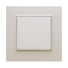 Выключатель Makel 1-кл. СП Karea 10А IP20 белый 56001001